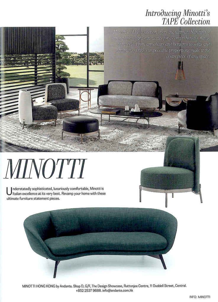 [On Gafencu] Introducing Minotti's TAPE Collection